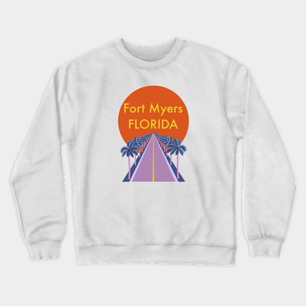 Fort Myers, Florida Crewneck Sweatshirt by Obstinate and Literate